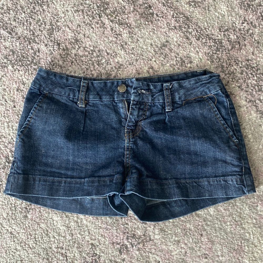 American Rag Juniors Dark Denim Short Jean Shorts Sz 5